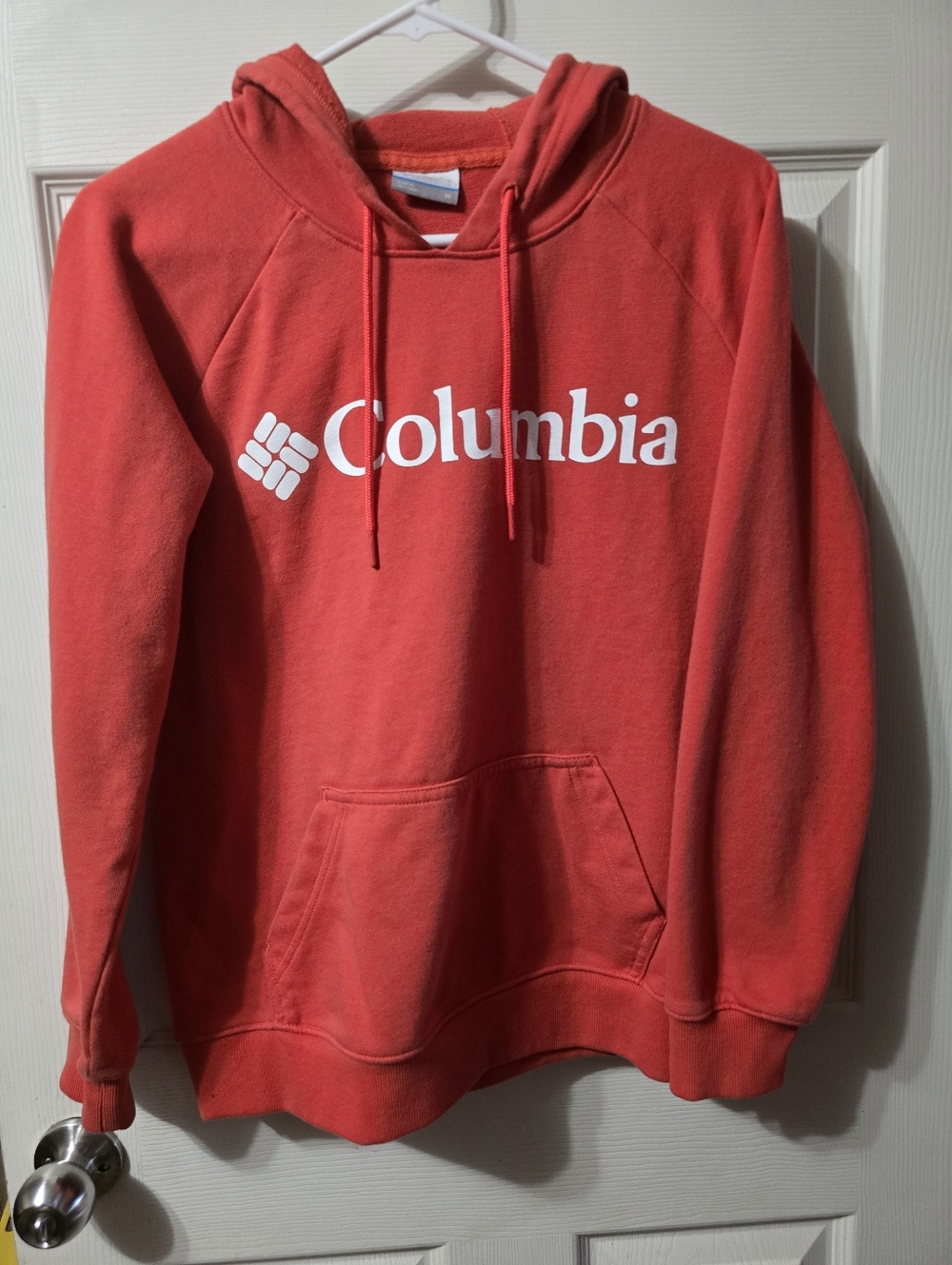 Columbia Men's Orange Logo Crewneck Hoodie